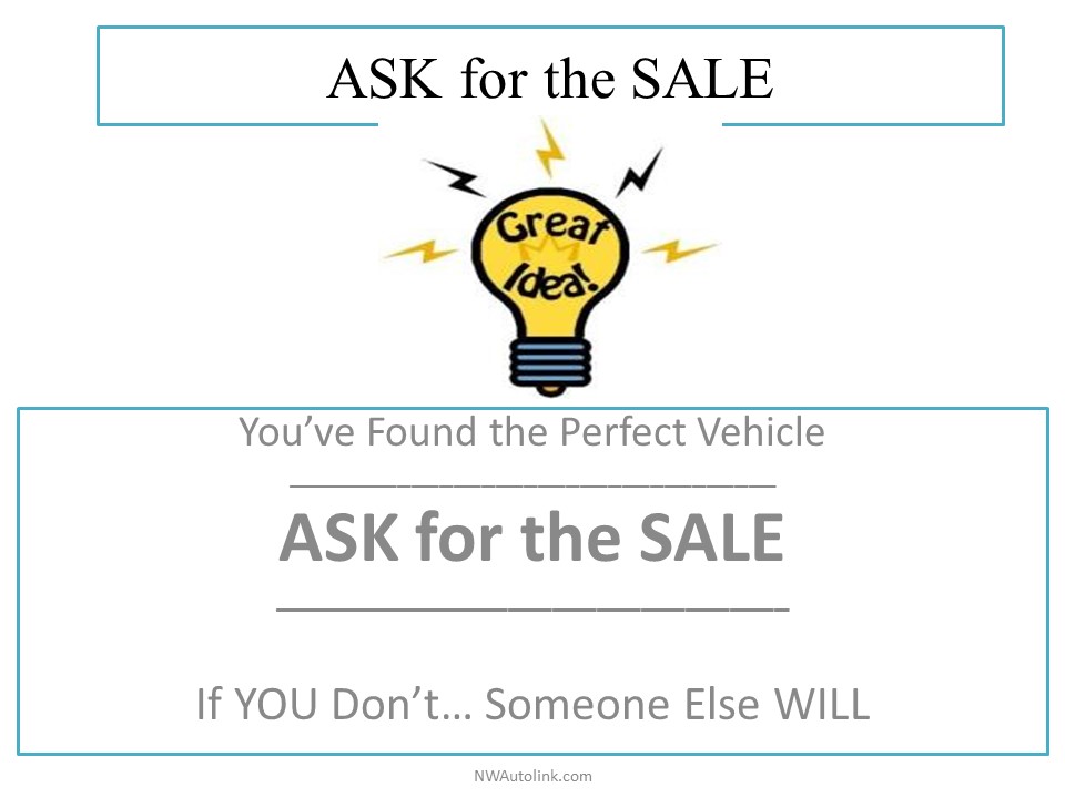 Ask for the Sale