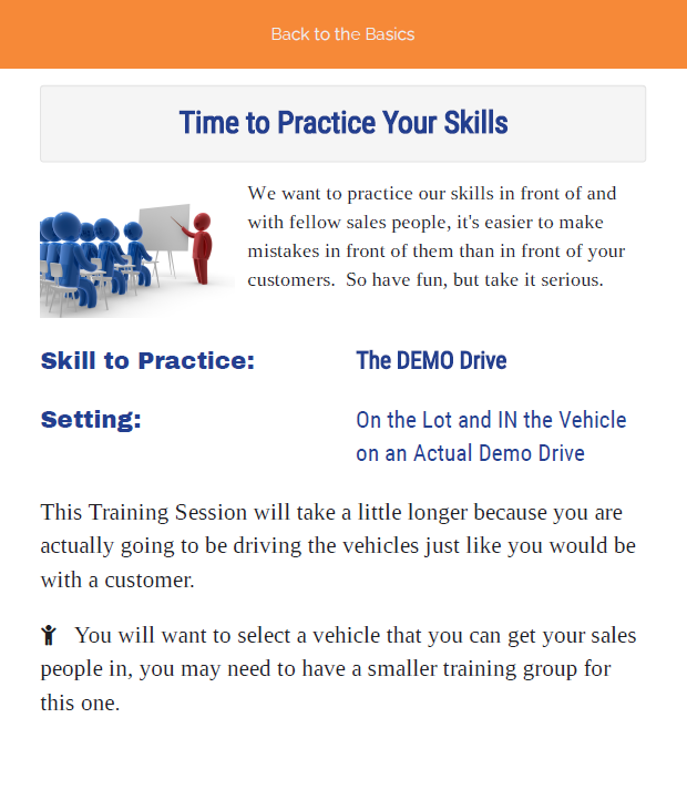 Skills Practice – Demonstration