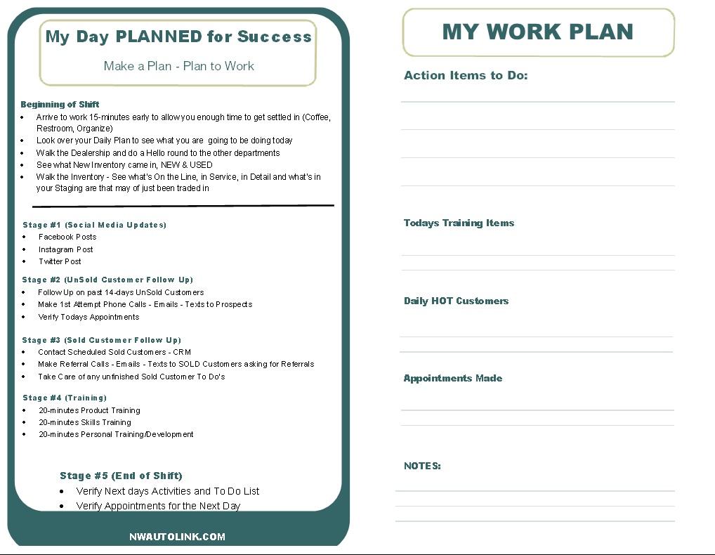 Productivity – My Day Planned for Success